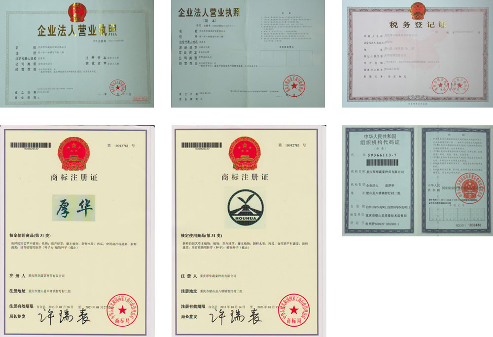 厚華證書